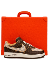 Cargar imagen en el visor de la galería, Nike Air Force 1 Low Louis Vuitton Monogram Brown Damier Azur
