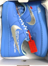 Cargar imagen en el visor de la galería, Nike Air Force 1 Low Off-White MCA University Blue
