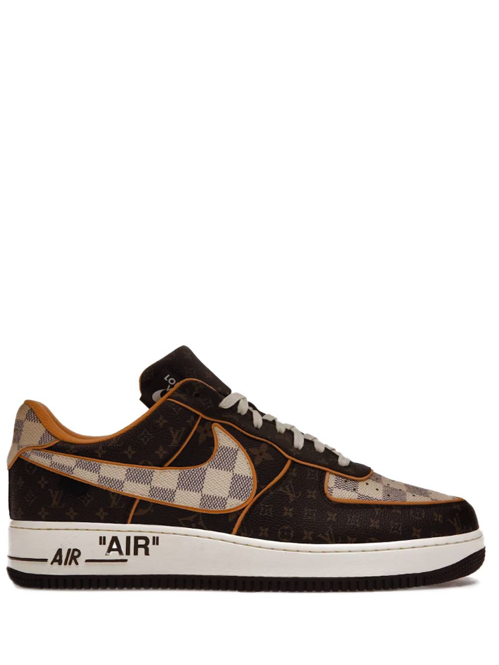 Nike Air Force 1 Low Louis Vuitton Monogram Brown Damier Azur