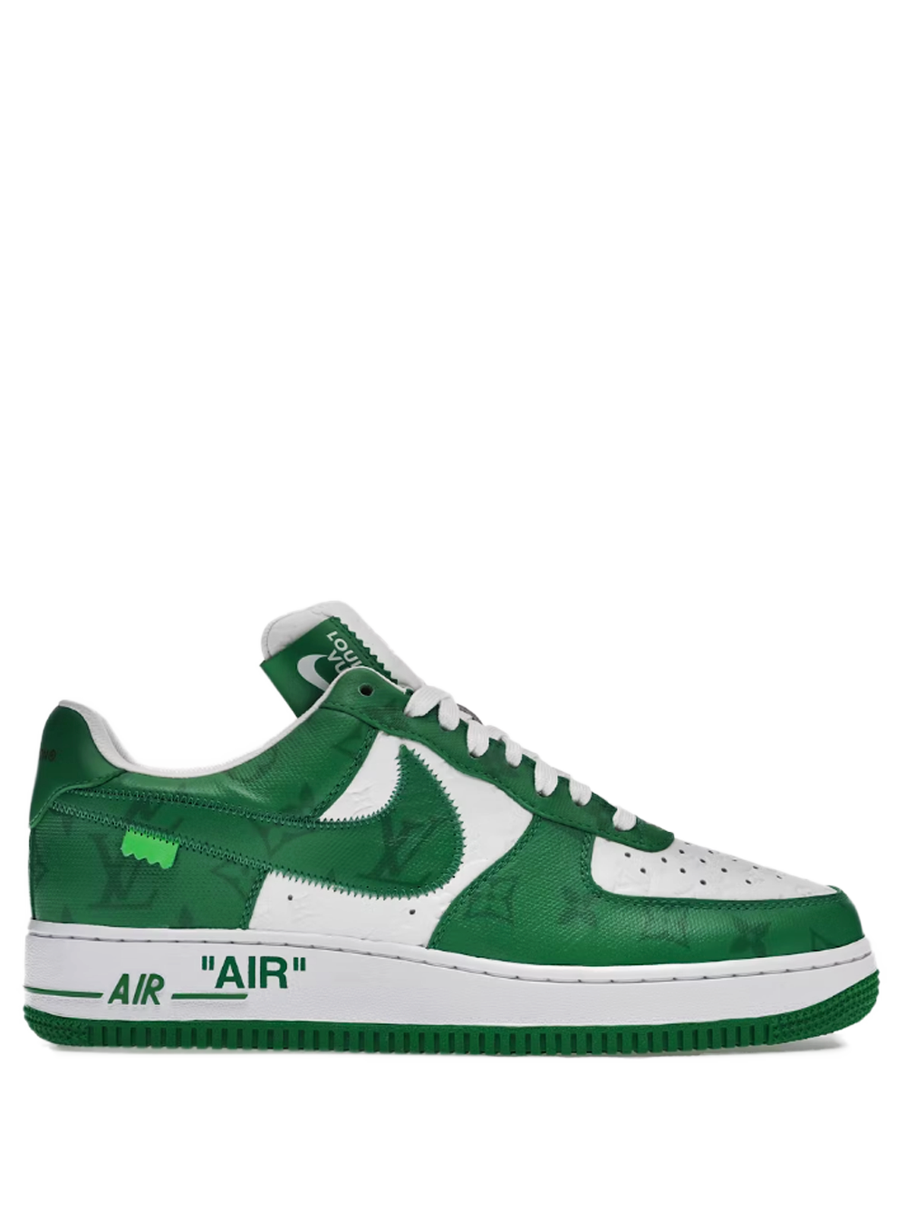 Louis Vuitton Nike Air Force 1 Low By Virgil Abloh White Green